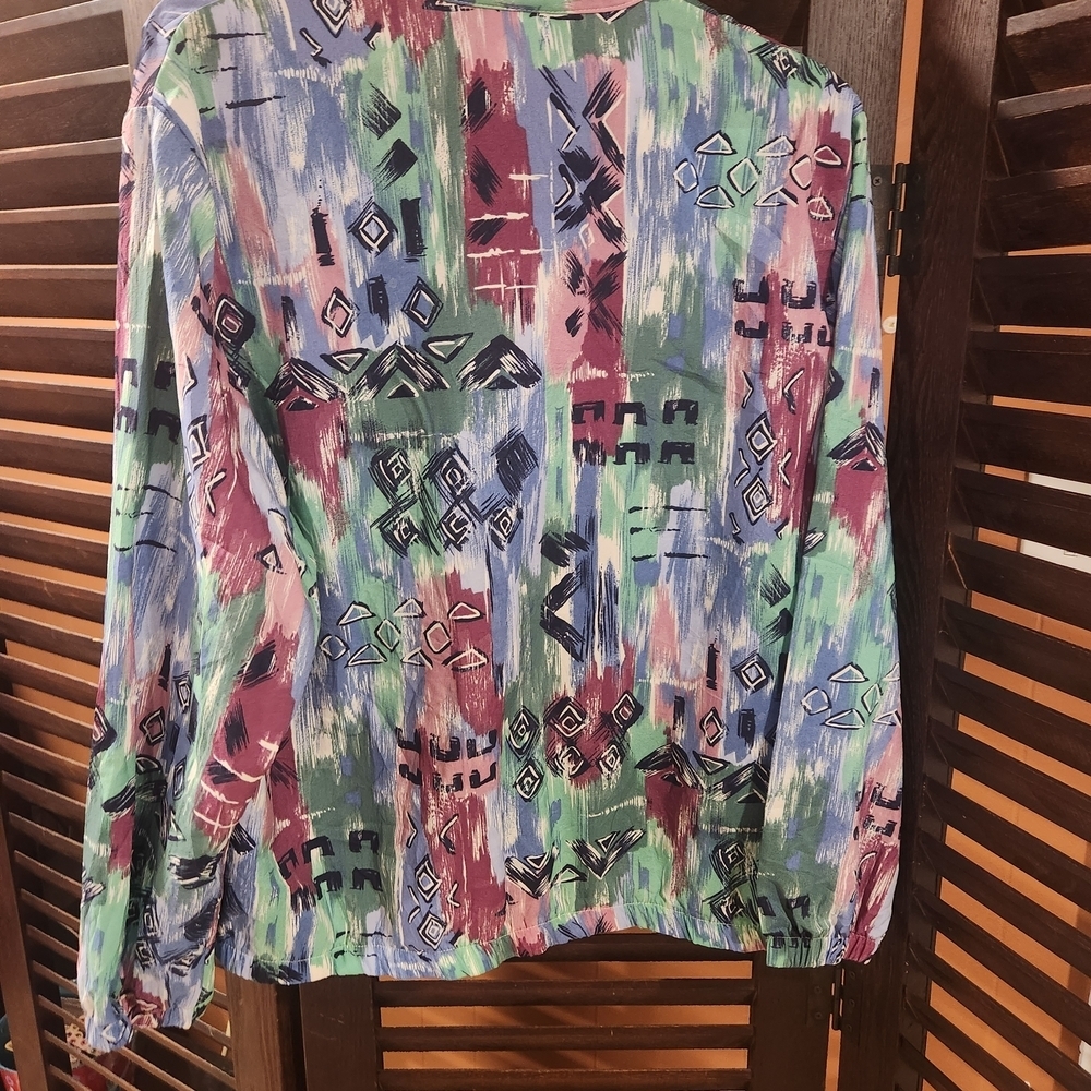 BonWorth Multicolor Abstract Pattern Jacket - Picture 3 of 4